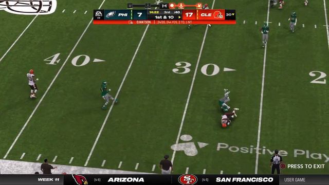 2024 Eagles @ Browns Week 11 смотреть онлайн