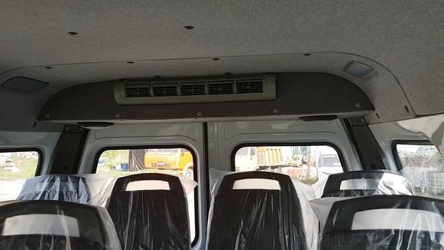 Установка кондиционера КлиматиК на крышу микроавтобуса Газель Бизнес смотреть онлайн