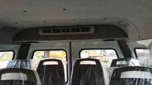 Установка кондиционера КлиматиК на крышу микроавтобуса Газель Бизнес