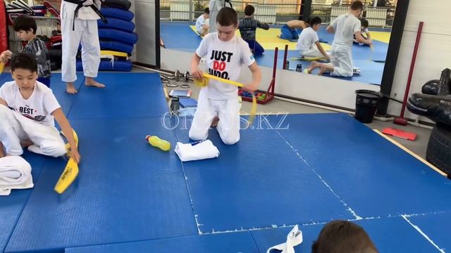 Как складывают кимоно дзюдоисты школы ORTUS.KZ. Дзюдо в Нур-Султане (Астана)