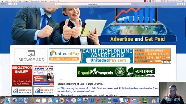 My Paying Ads / My advertising pays 19/12/2015 review proof 2016 Nederlands overzicht смотреть онлайн