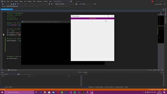 Create A Label in Python with Tkinter Module! [Tutorial 02] - [Greek Tutorial] смотреть онлайн