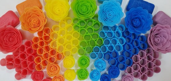 ASMR SOAP l Breaking dry soap flowers l No talking