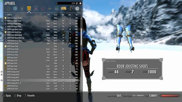 skyrim special edition BDOR Armor Pack showcase update [HD] смотреть онлайн