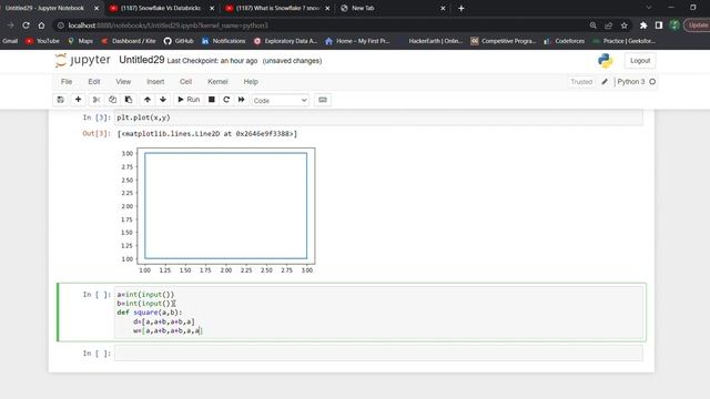 plot square using python смотреть онлайн
