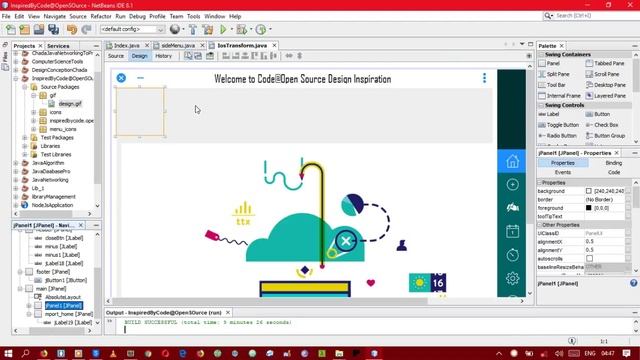 Java Swing Netbeans UI inspiration 12 Transform to IOS Right Nav Bar смотреть онлайн