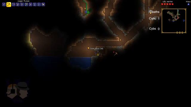 DIGGING DOWN - Evilsnowmen Play Terraria #2 смотреть онлайн