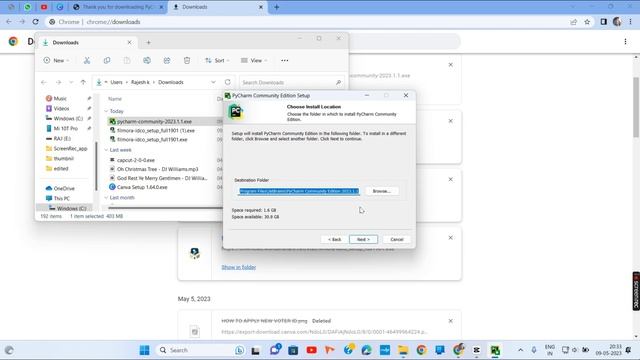 How to download & Install Python/Pycharm || Simple Python program смотреть онлайн