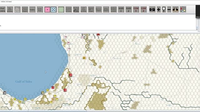 The Campaign For North Africa Boardgame (Online Session 1 Turn 27 Opt. Stage I)