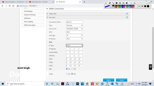 how to configure static ip in ZTE router | How to set a static IP address | Static ip@DoubtEnd смотреть онлайн