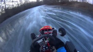 Картинг на шипах | Гоняем по реке | Чистый лёд!