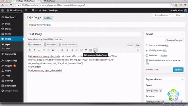 TWI Awesome Modal/popup - Modal Opacity смотреть онлайн