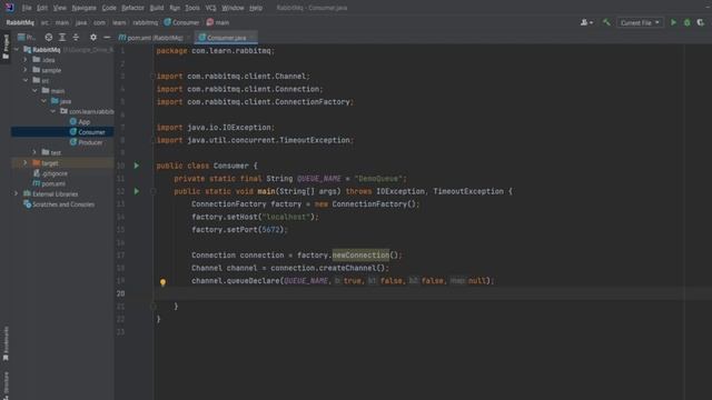 RabbitMQ - How to consume message from RabbitMq using Java смотреть онлайн