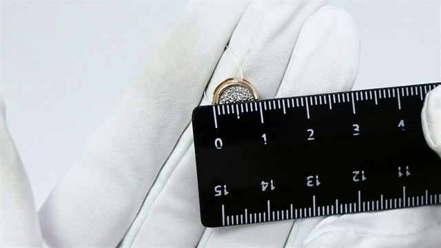 Золотая подвеска SOKOLOV с фианитом 035972 смотреть онлайн