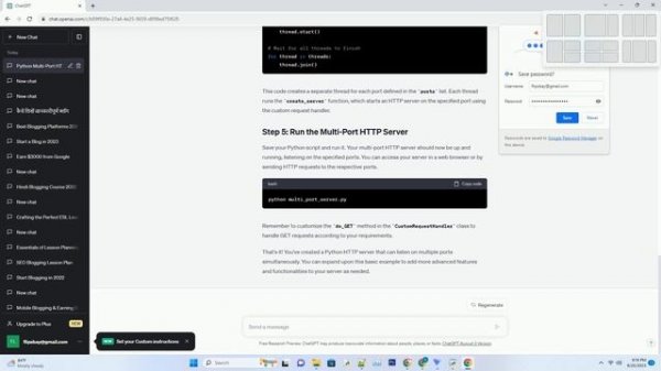 How do I write a python HTTP server to listen on multiple ports