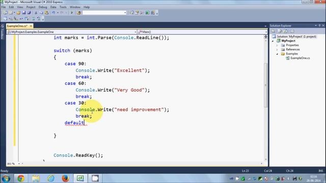 C# Tutorial for Beginners 7 - The switch statement (C#) смотреть онлайн