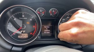 Audi TT Service light reset procedure