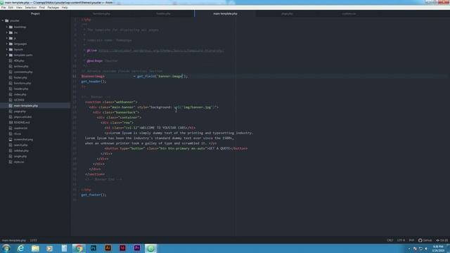 Bootstrap to Wordpress Theme Development Course - Convert Banner Section смотреть онлайн
