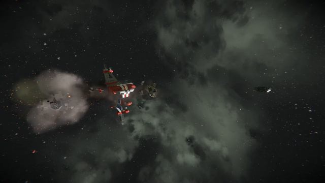 Space Engineers - kinetic missile tests with missile carrier смотреть онлайн