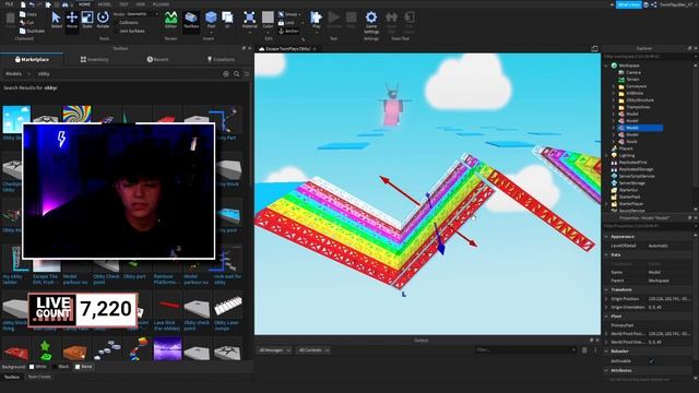 How To Build An Obby In Roblox Studio 2021 | Obby Series (EP.2) (Building) смотреть онлайн