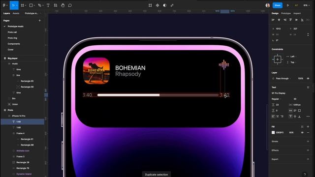 Apple animation Dynamic Island - FIGMA TUTORIEL EN FRANÇAIS - Player music смотреть онлайн