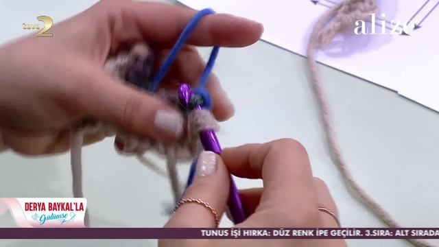 Alize Superlana Maxi Multicolor Ile Hırka Yapımı - Cardigan Tutorial