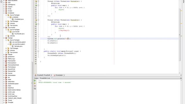 Java dersleri 94# Threadlarda synchronized смотреть онлайн