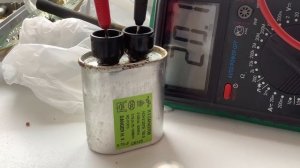 Проверка конденсатора микроволновой печи