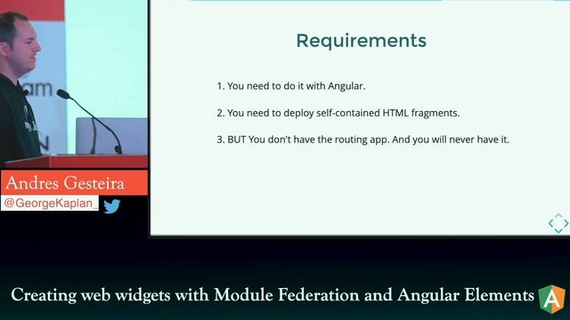 ng-India 2023 | Creating web widgets with Module Federation and Angular Elements by Andres Gesteira смотреть онлайн