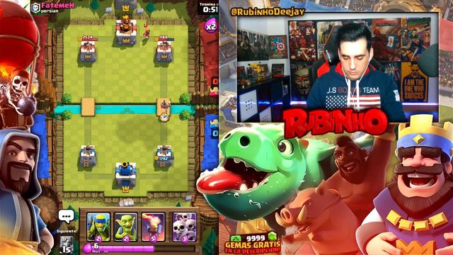 EL ZAP BAIT MAS CHETO en el DESAFIO RETRO ROYALE!! | Clash Royale | Rubinho vlc смотреть онлайн