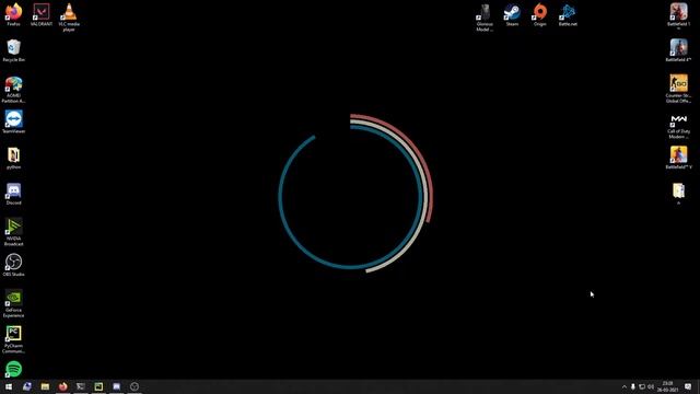 Clock wallpaper Using python смотреть онлайн