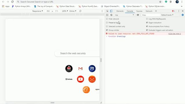 Processing JavaScriptFunction using GoogleChrome Development Tool. смотреть онлайн