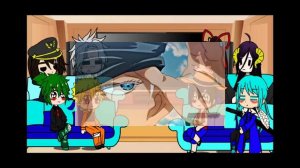 реакция аниме персонажей на годжо Саторо (1/2)