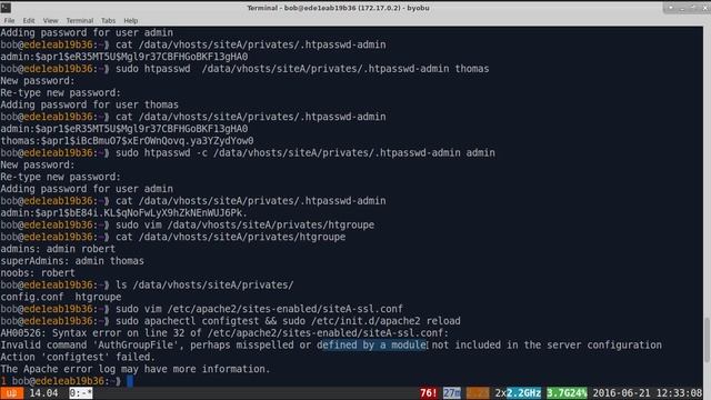 Linux 202 ( Cours 20 - Apache Authentification - webdav - suite 7 ) смотреть онлайн