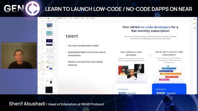 Sherif Abushadi on Learn to Launch Low-Code / No-Code dApps on NEAR смотреть онлайн