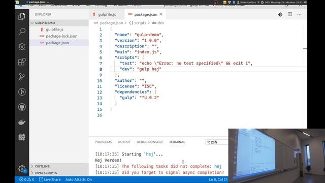 Gulp og EJS del 2 смотреть онлайн