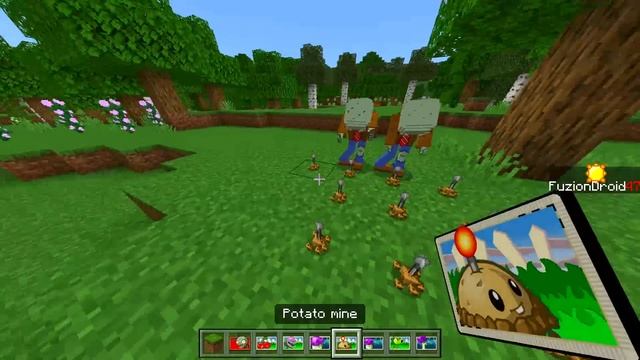Minecraft PE : FORBIDDEN BEST PLANTS VS ZOMBIES MOD in Minecraft Pocket Edition смотреть онлайн
