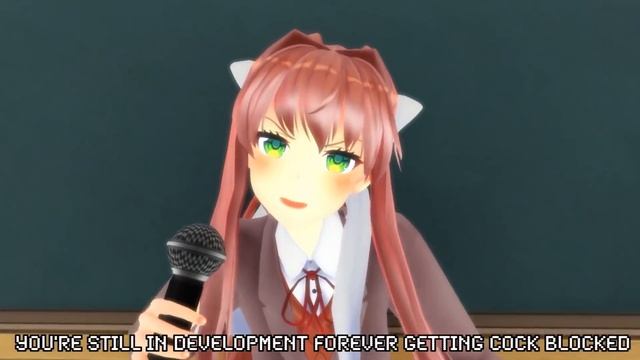 Monika vs. Yandere-Chan - Video Game Rap Battle (DDLC vs. Yandere Simulator) смотреть онлайн