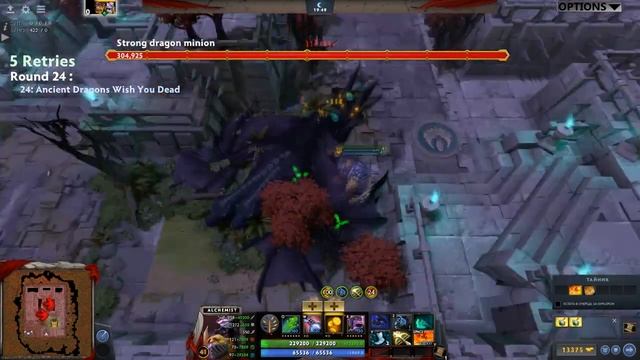 Epic Boss Fight Dota 2 impossible ИМБА с ASURA CORE до последнего босса! Alchemist смотреть онлайн