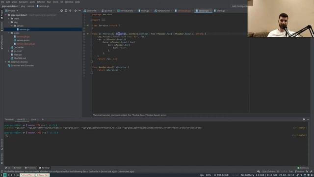 GRPC quickstart with Go смотреть онлайн