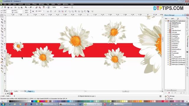 Creating a Flower Vector Photo Frame in CorelDraw in Hindi смотреть онлайн