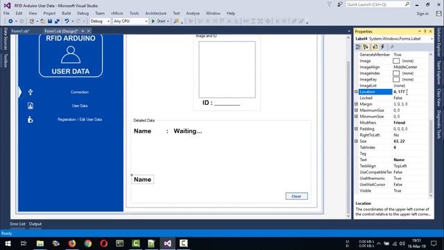 Visual Basic .Net | Arduino RFID RC522 with VB Net Interface using MySQL Database | UI Design смотреть онлайн