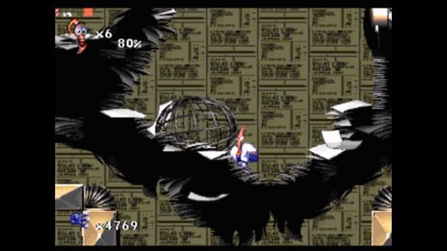 Sega Mega Drive 2 (Smd) 16-bit Earthworm Jim 2 part Level 9 ISO 9000