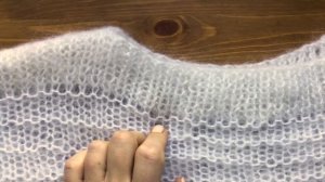 Простой красивый джемпер круговыми спицами без швов. Как связать.