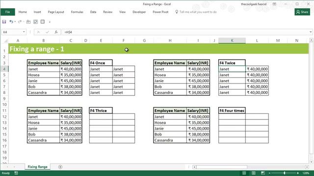 How to stop excel from changing a range | Fixing a Range basics смотреть онлайн