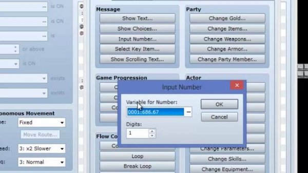 RPG Game Maker VX Ace Tutorial 1: Input Number