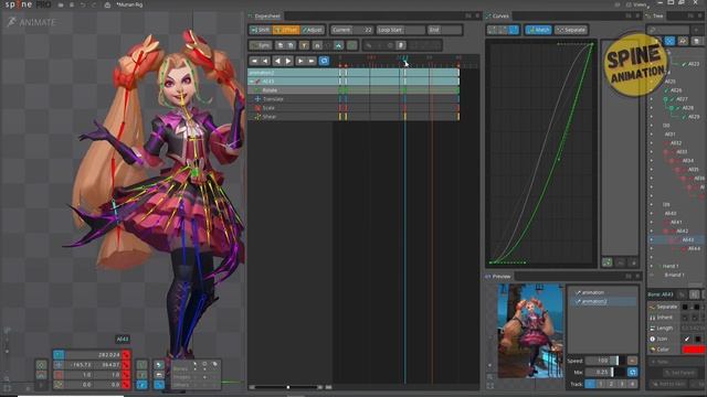 spine 2d idle animation for beginners смотреть онлайн