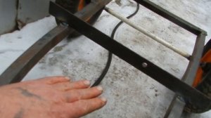 Самодельная  маленькая тележка к мотоблоку