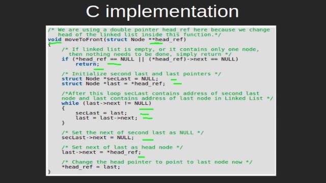 Move last element to front of a given Linked List | GeeksforGeeks смотреть онлайн