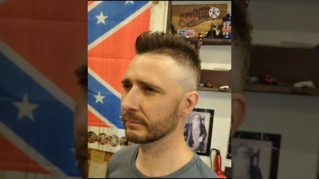 "ирокез" мужская стрижка с элементами "фейда" смотреть онлайн